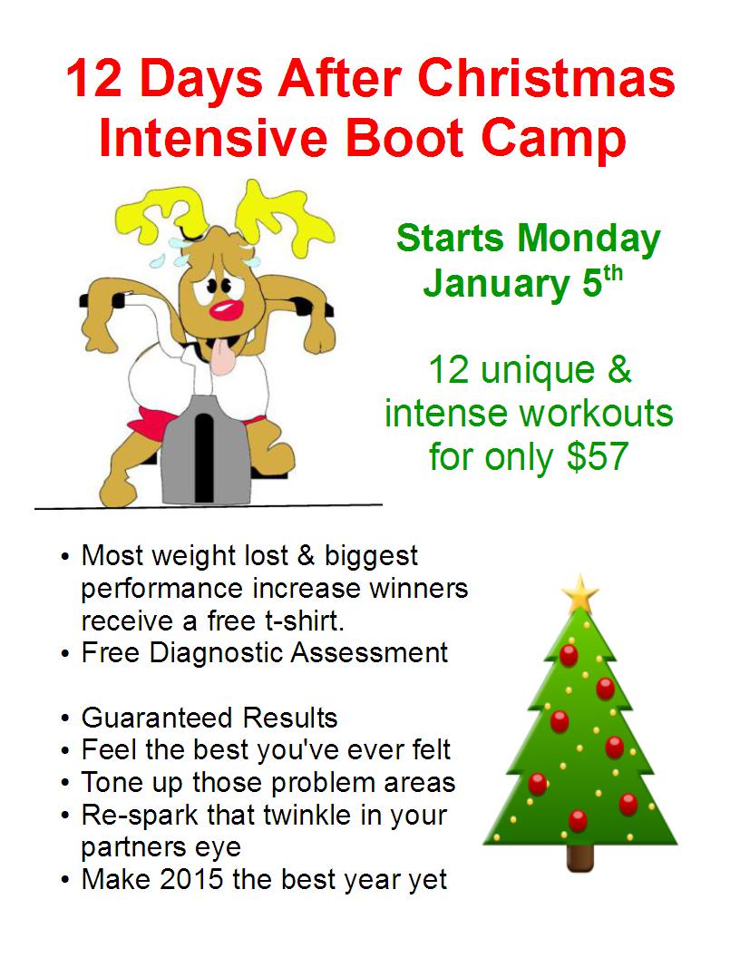 12 Days After Christmas Intensive Boot Camp