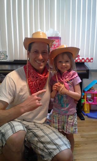 Alyssa and I at her 4th B-day party. 